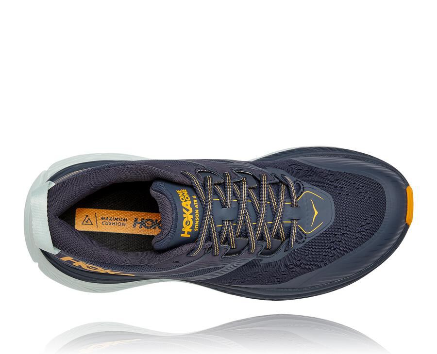 Hoka Australia One One Stinson Atr 6 - Mens Trail Shoes Navy/White - BFWXA-8469